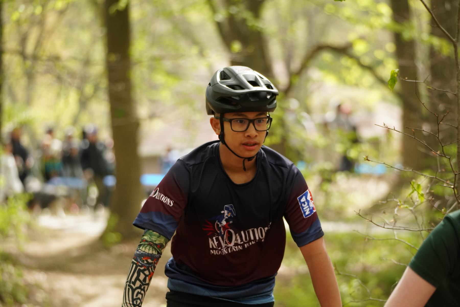 Rider waiting at the start